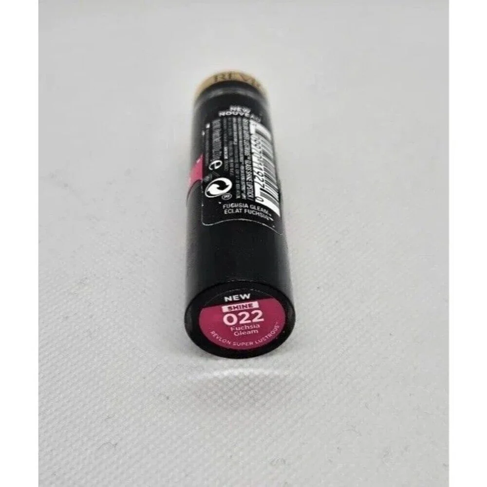 (2)  Revlon Super Lustrous Glass Shine Lipstick 022 Fuschia Gleam 0.15 oz Sealed